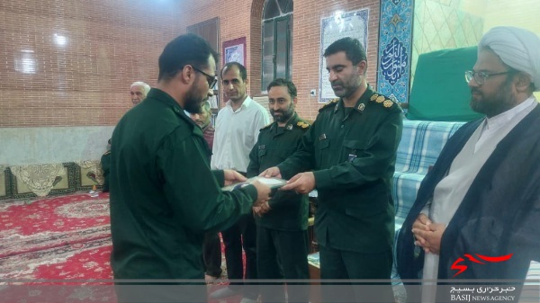 برگزاری مراسم تکریم و معارفه فرمانده حوزه ثارالله دیلم