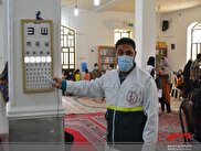 ویزیت رایگان  توسط بسیج جامعه پزشکی در روستای خاییز تنگستان