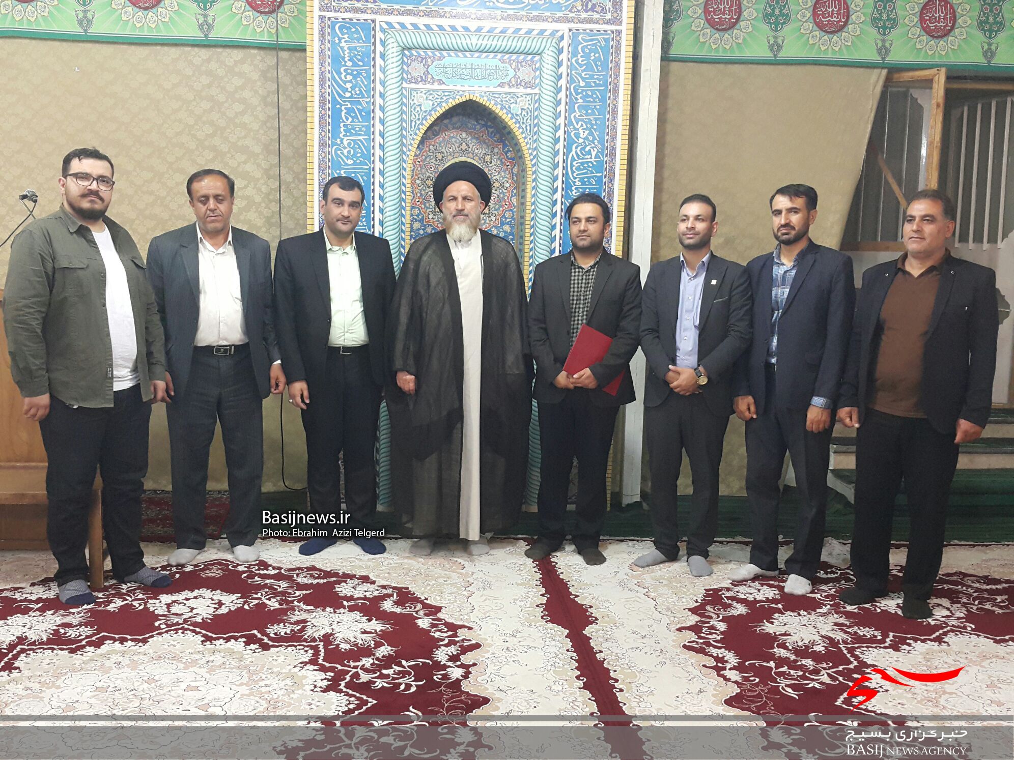 دیدار جمعی از اساتید بسیجی استان با آیت الله ملک حسینی
