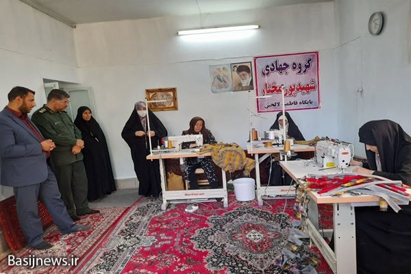 افتتاح کارگاه خیاطی شهید پورمختار در شهر لالجین