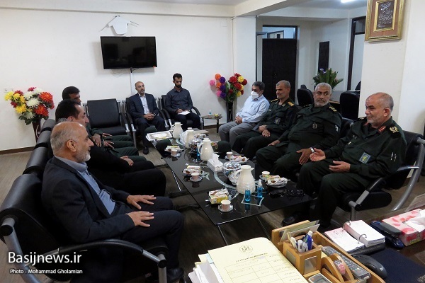 دیدار سردار رزمجو با رئیس سازمان قضایی نیروهای مسلح استان بوشهر