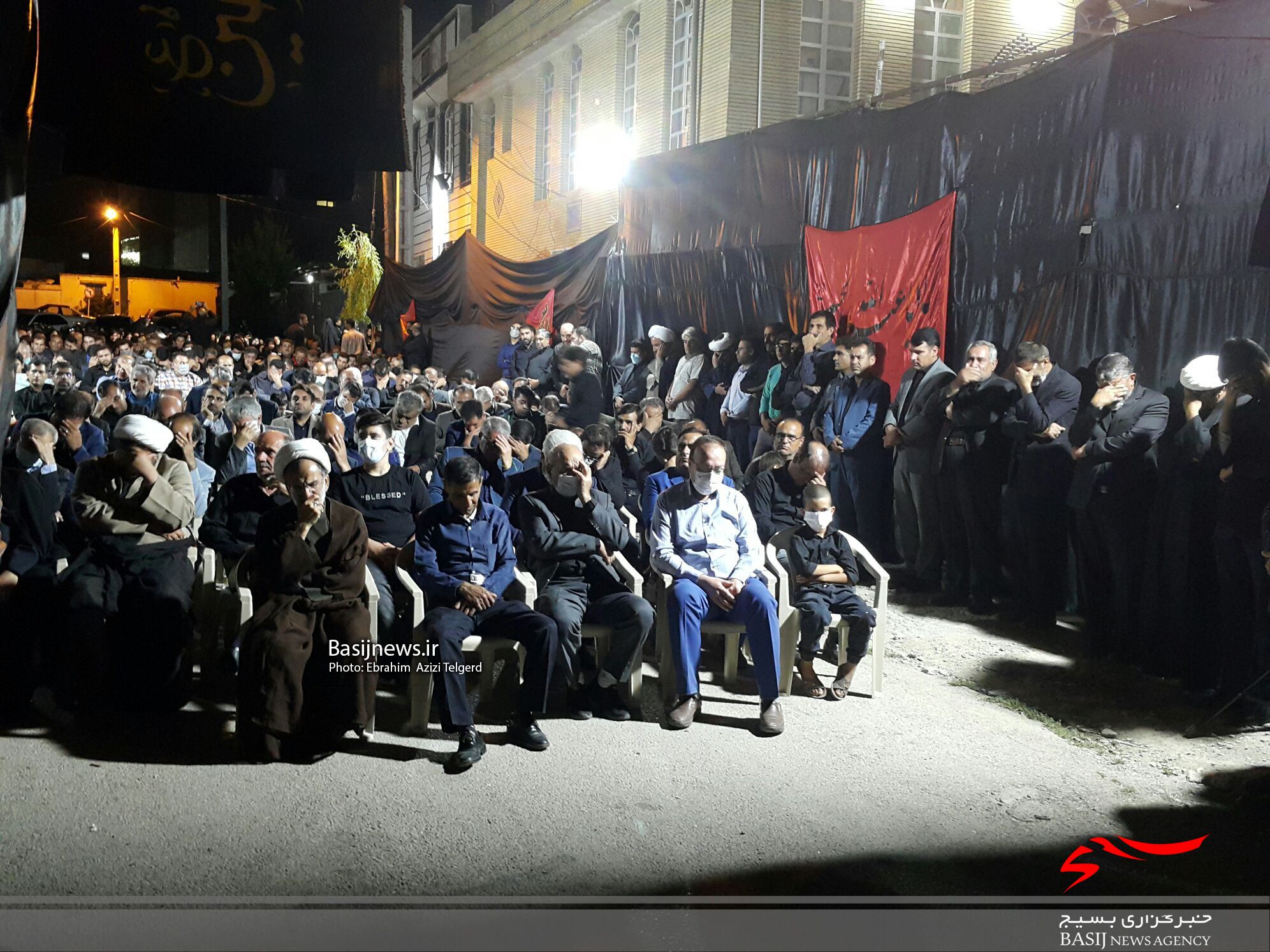 تصاویر زیبا از شب عاشورای حسینی در یاسوج