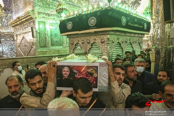 پیکر شهید اسکندری در گلزار شهدای شیراز آرام گرفت