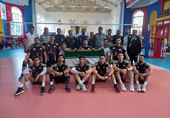 پیام تبریک سازمان بسیج ورزشکاران در پی قهرمانی والیبال نیروهای مسلح در رقابت‌های سیزم