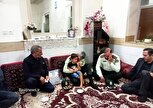 دیدار فرمانده انتظامی استان مرکزی با خانواده شهدای امنیت در دلیجان
