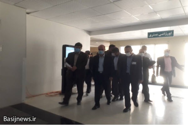 وزیر نیرو از بیمارستان  امام حسن (ع) و مسکن مهر فامنین بازدید کرد