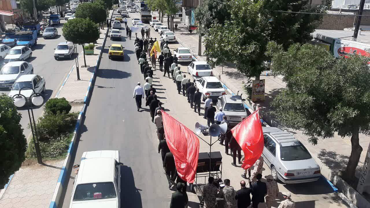 دسته عزاداری هیئت رزمندگان اسلام شهرستان خدابنده برگزار شد +تصاویر