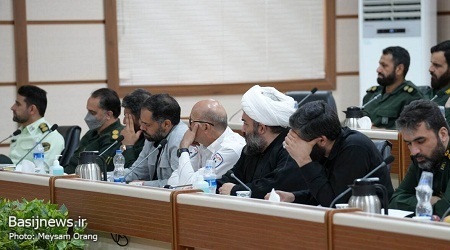 جلسه هماهنگی راهپیمایی جاماندگان اربعین حسینی در سپاه تهران بزرگ