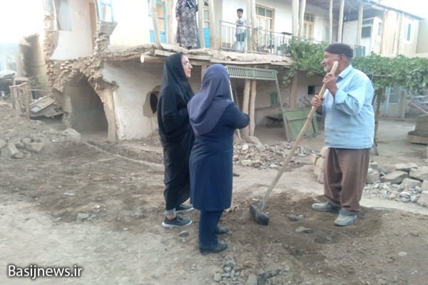 «نذر عمرانی» اهالی روستای دهنجرد برای معبرگشایی+تصاویر
