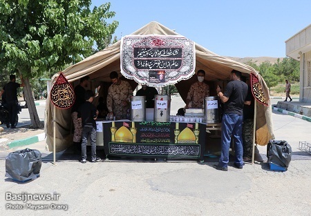 برگزاری مراسم روضه سرور و سالار شهیدان در تیپ آل محمد(ص)