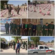 به مناسبت هفته دفاع مقدس و نه مهر شهرستان پانصد بسته حمایتی برای حمایت از نیازمندان حمیدیه