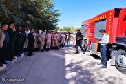 آموزش اطفاء حریق در سپاه ناحیه رزن
