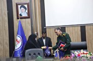 بزرگداشت یادواره شهدای رزمندگان زن کرمان در اداره کل ثبت احوال