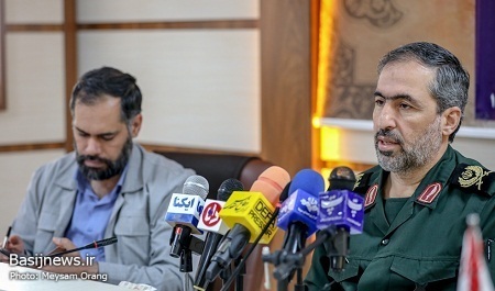 نشست خبری سپاه حضرت محمد رسول الله(ص) تهران بزرگ به مناسبت هفته بسیج