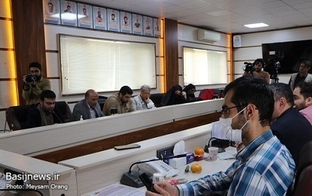 نشست خبری سپاه حضرت محمد رسول الله(ص) تهران بزرگ به مناسبت هفته بسیج