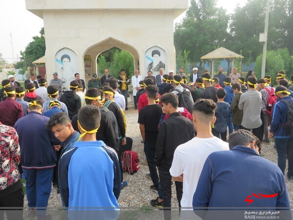 دانش آموزان دلوار به مناطق عملیاتی اعزام شدند