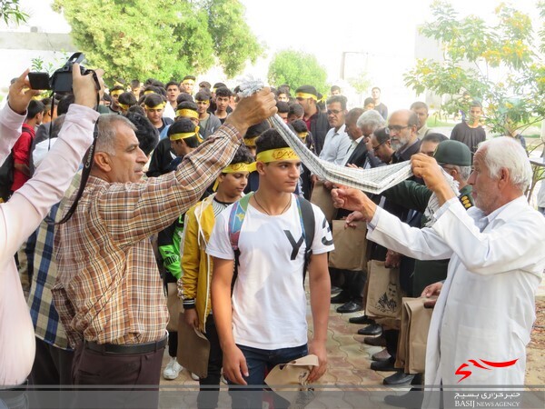 دانش آموزان دلوار به مناطق عملیاتی اعزام شدند