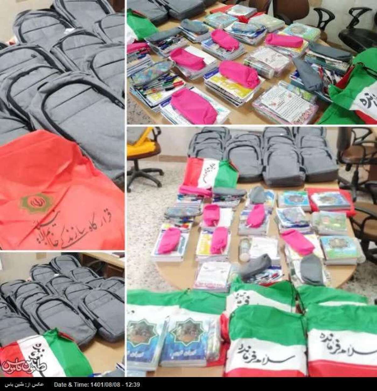 توزیع ۵۰۰ بسته لوازم تحریر در بین دانش آموزان کم برخوردار گیلان