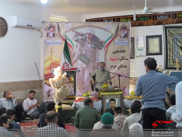 هفتمین سالگرد شهید مدافع حرم شهید احمدی جوان برگزار شد