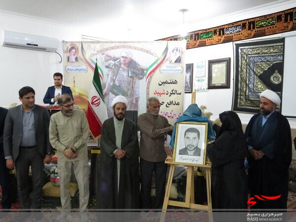 هفتمین سالگرد شهید مدافع حرم شهید احمدی جوان برگزار شد