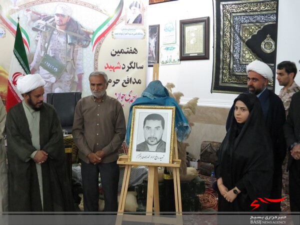 هفتمین سالگرد شهید مدافع حرم شهید احمدی جوان برگزار شد