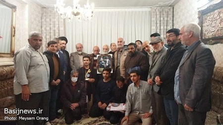 دیدار با خانواده محترم شهید محمد صادق ربیعی