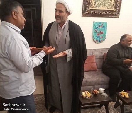 عیادت از بسیجی محمد جواد رجب فردی، مجروح اغتشاشات اخیر کشور