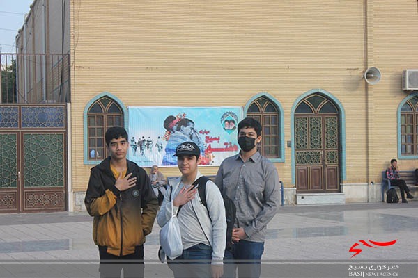 مراسم بدرقه دومین کاروان راهیان نور دانش آموزی شهرستان بوشهر