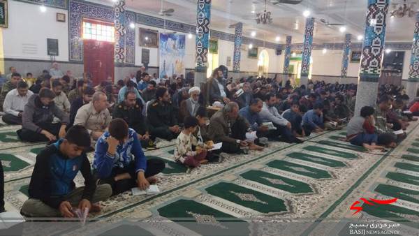 دعای پر فیض ندبه در مسجد ولیعصر(عج) روستای گورک کله بندی برگزار شد