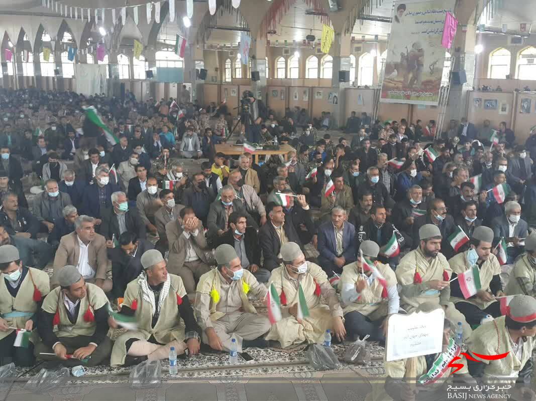 اجتماع باشکوه بسیجیان کهگیلویه و بویراحمد در یاسوج