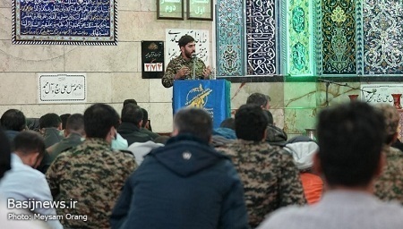 دیدار فرمانده کل سپاه پاسداران با بسیجیان پایگاه مقاومت بسیج کوی نصر از ناحیه شهید باهنر