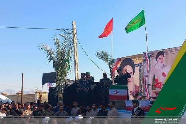 وداع باشکوه با پیکر مطهر شهید مدافع حرم سردار داوود جعفری در روستای قلات قیروکارزین