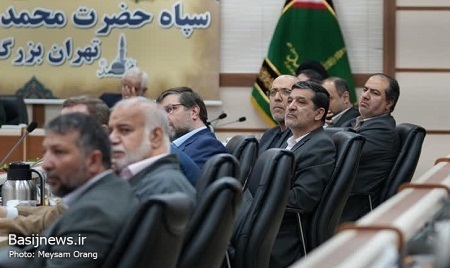 دیدار رئیس و اعضای شورای شهر تهران با سردار فرمانده سپاه تهران بزرگ