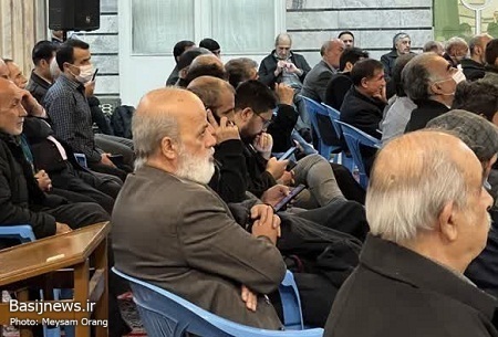 مراسم بزرگداشت شهید امنیت روح الله عجمیان در محله فرجام