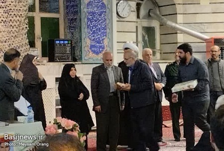 مراسم بزرگداشت شهید امنیت روح الله عجمیان در محله فرجام