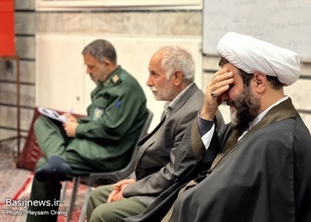 مراسم بزرگداشت شهید امنیت روح الله عجمیان در محله فرجام
