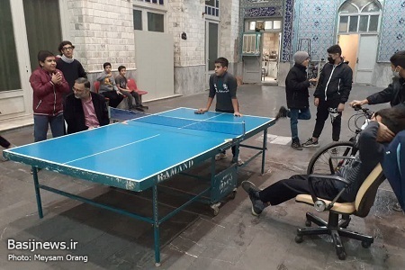 مسابقات پینگ پنگ به مناسبت هفته بسیج