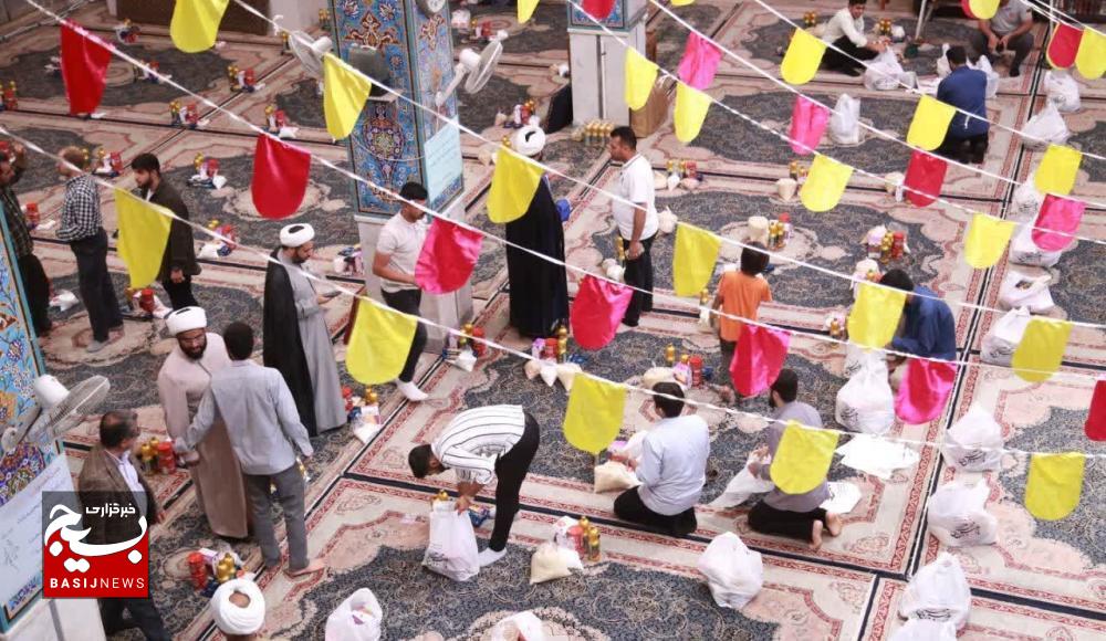 بسته های کمک مومنانه جهادگران درب خانه محرومان اهوازی