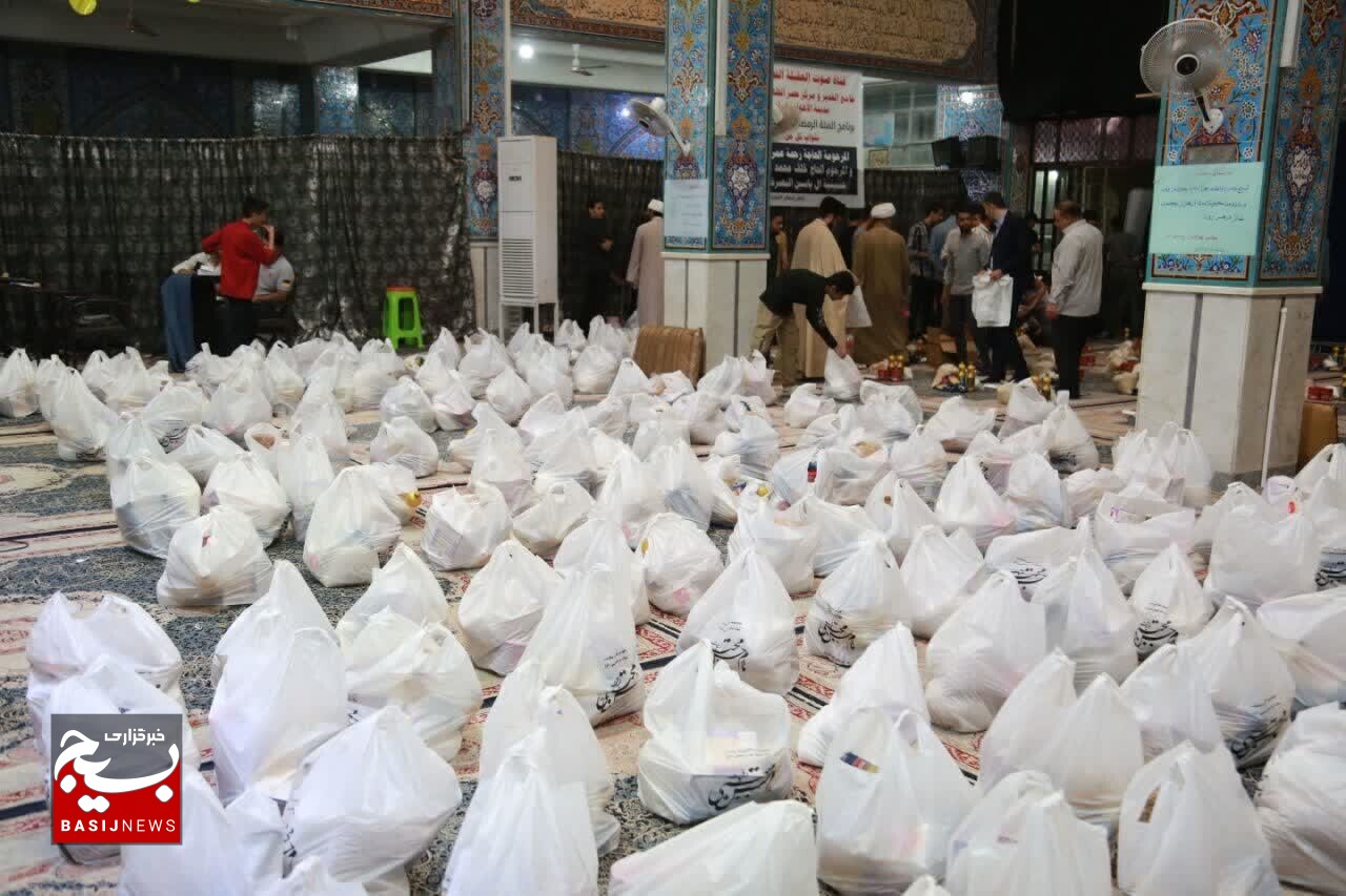 بسته های کمک مومنانه جهادگران درب خانه محرومان اهوازی