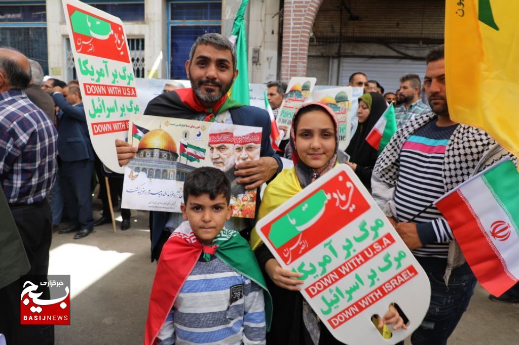 گزارش تصویری حضور پرشور دانش آموزان و فرهنگیان در راهپیمایی روز جهانی قدس اهواز