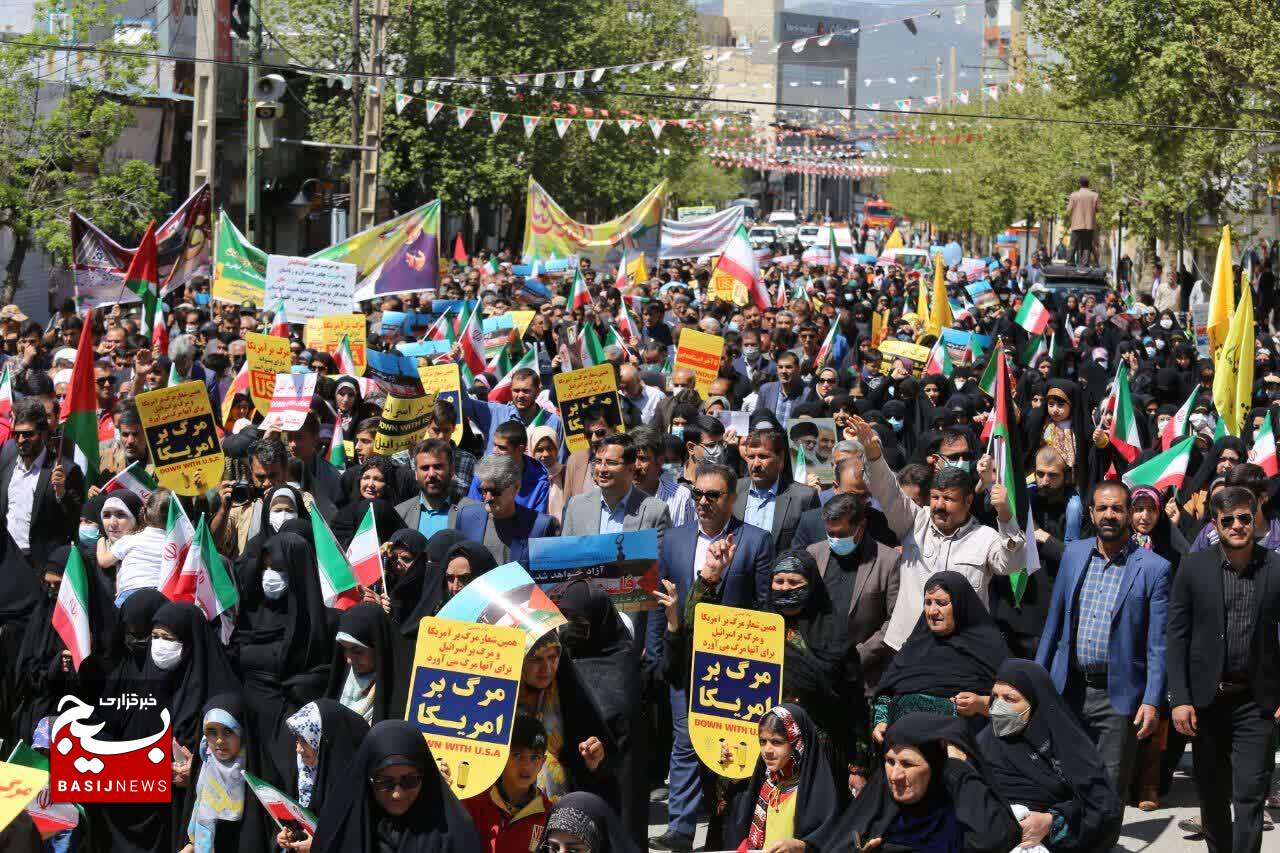 راهپیمایی باشکوه روز جهانی قدس در کهگیلویه و بویراحمد +( تصاویر)