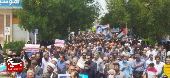 حضور گسترده اقشار مختلف و مردم روزه‌دار و همیشه در صحنه فارس در راهپیمایی روز جهانی قدس