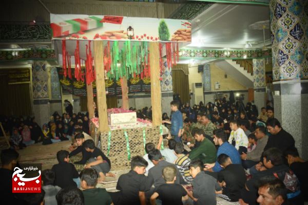 برگزاری مراسم استقبال و وداع با یک شهید گمنام در شهر عسلویه