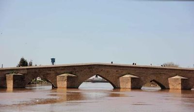 پل تاریخی آق قلا یادگاری از دوره صفویه
