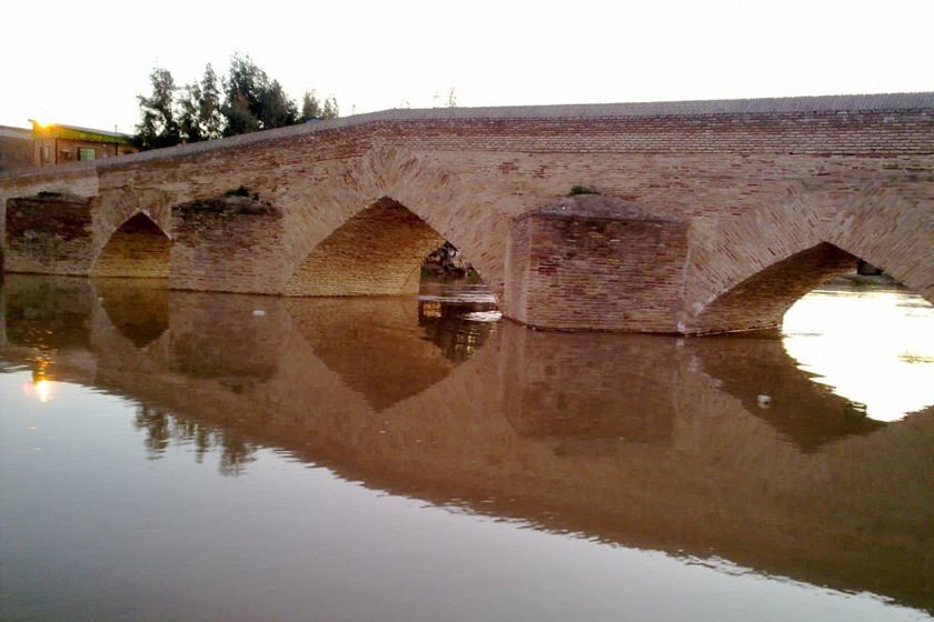 پل تاریخی آق قلا یادگاری از دوره صفویه