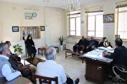 دیدار و سرکشی از اداره ثبت اسناد و املاک شهرستان توسط دبیر ستاد امر به معروف و نهی از منکر و نماینده فرماندار به همراه مسئول اجتماعی ناحیه مقاومت بسیج نایین