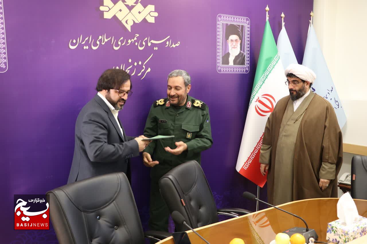 مسئولین سپاه استان زنجان با مدیرکل صدا و سیمای مرکز زنجان دیدار کردند