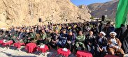 اولین سالگرد تشییع و خاکسپاری شهید گمنام گلدشت نجف آباد