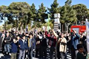 راهپیمایی نجف آبادی ها در محکومیت جنایت تروریستی کرمان