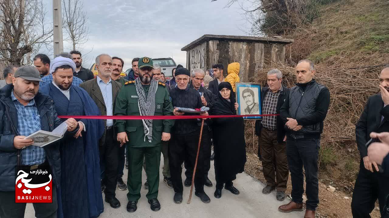 بهره برداری پروژه آسفالت روستای در فومن